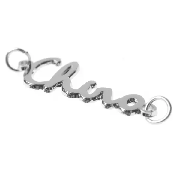 Hangertje Chiro in zink/nikkel 4 cm