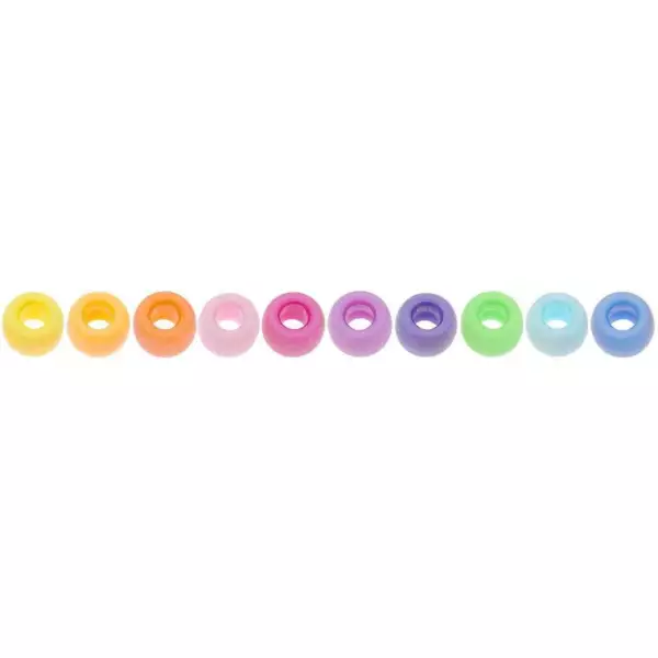 Ponii Beads Kralen 9 x 6 mm 80 stuks mix