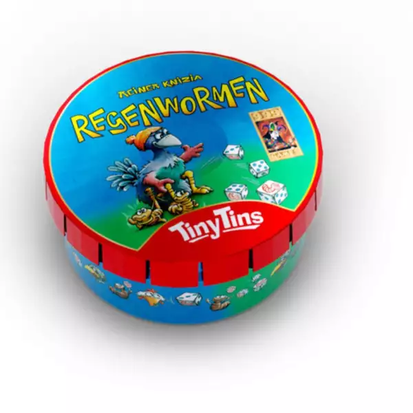 Mini-Regenwormen in klik-klakblikje 8+