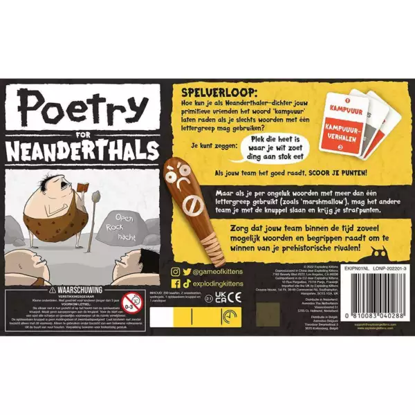 Poetry for Neanderthals NL 7+