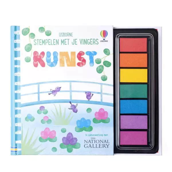 4+ Stempelen met je vingers - Kunst