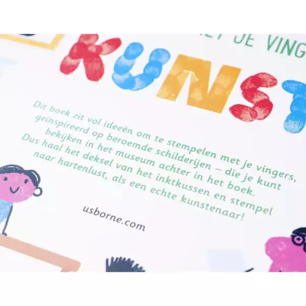 4+ Stempelen met je vingers - Kunst