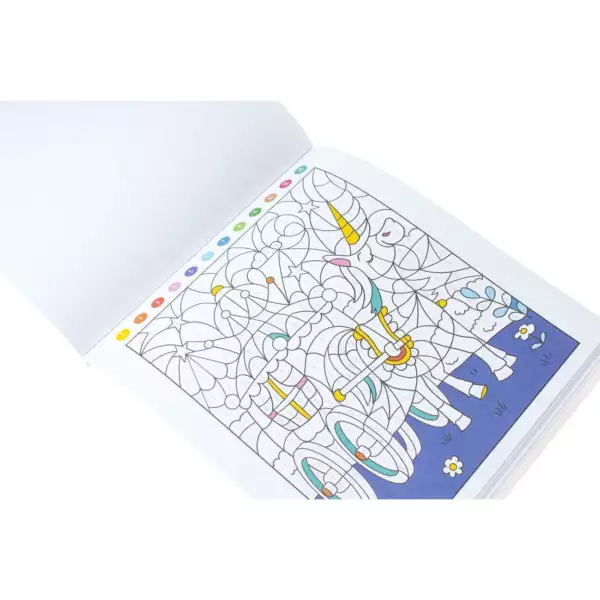 Kleuren op nummer - Unicorn coloring fun