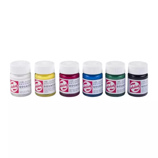 Talens plakkaatverf 16 ml set 6 stuks