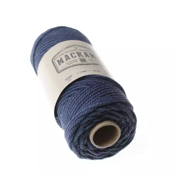 Macramé koord katoen 3 mm 60 m