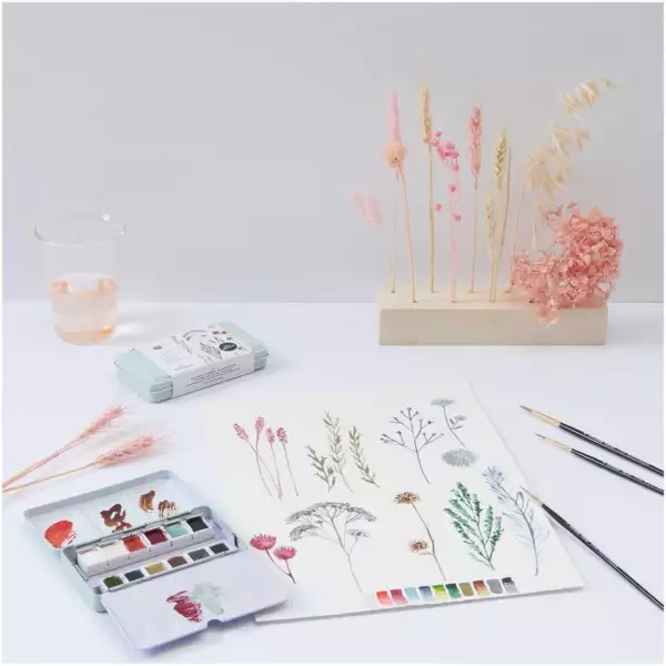 ART aquarelverfset 12 kleuren ijzig